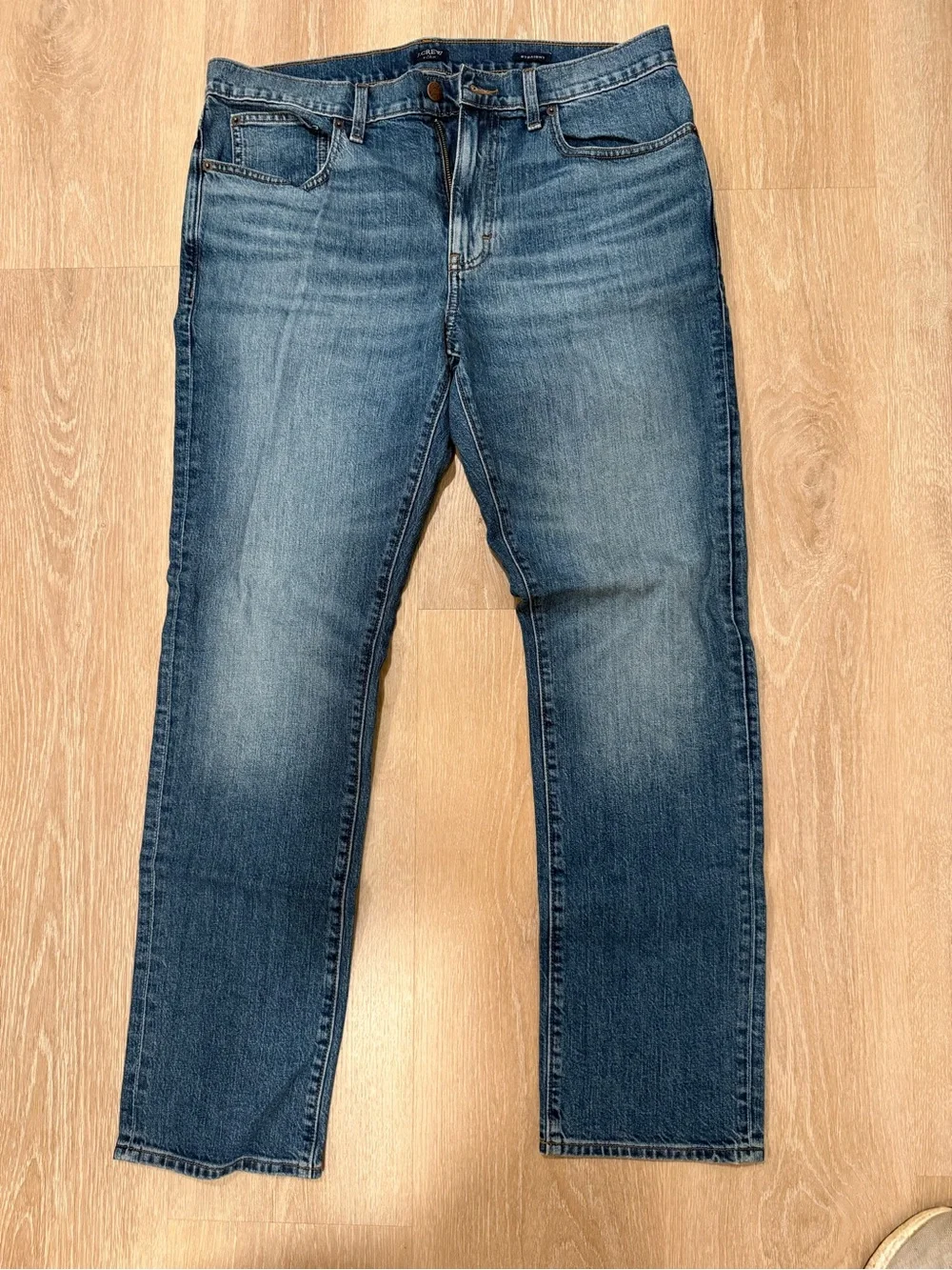 J. Crew Men's Medium Blue Straight-Leg Jeans